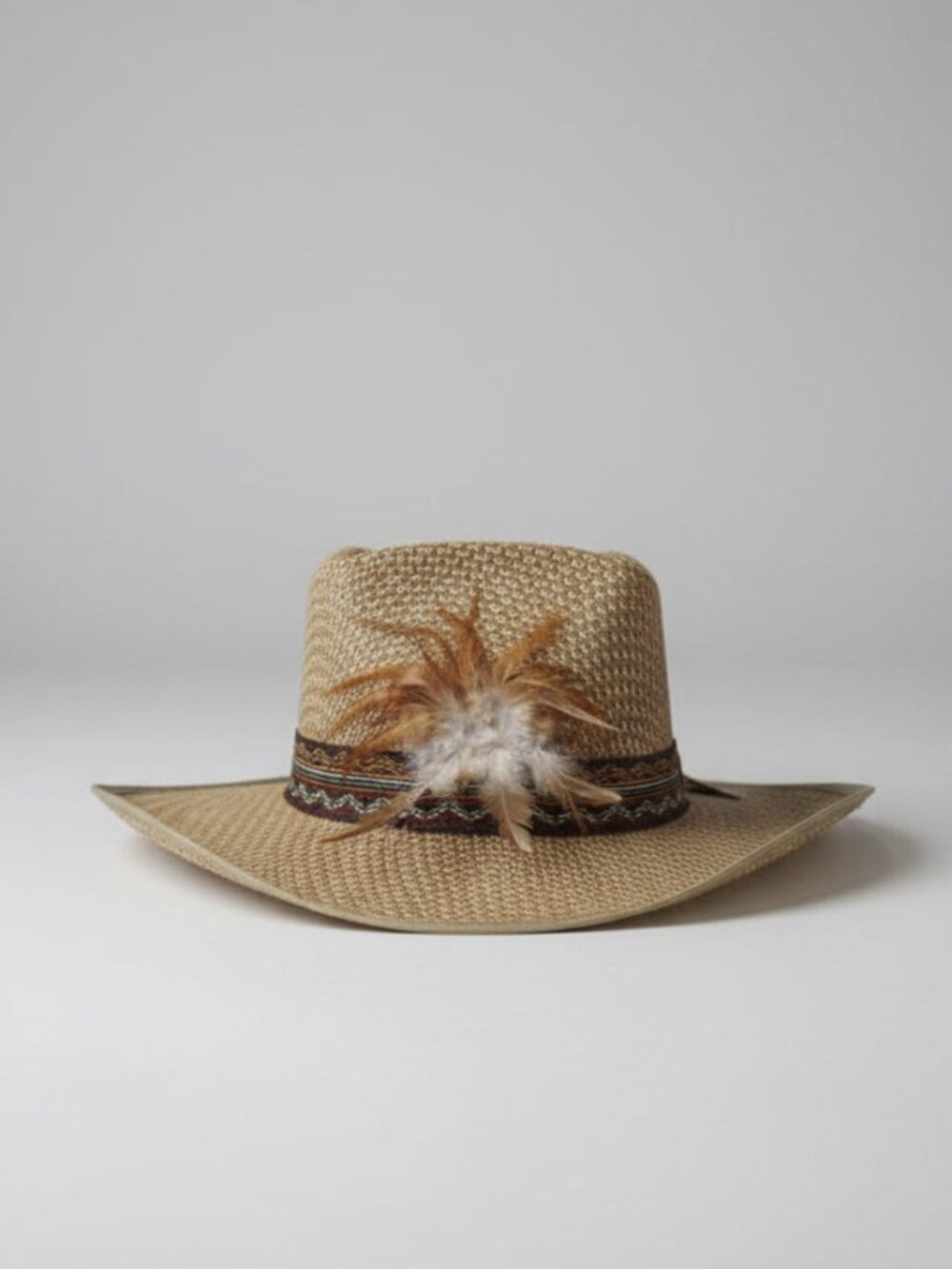 Vintage Dorfman Pacific Straw Cowboy Hat - Small - Picture 2 of 6
